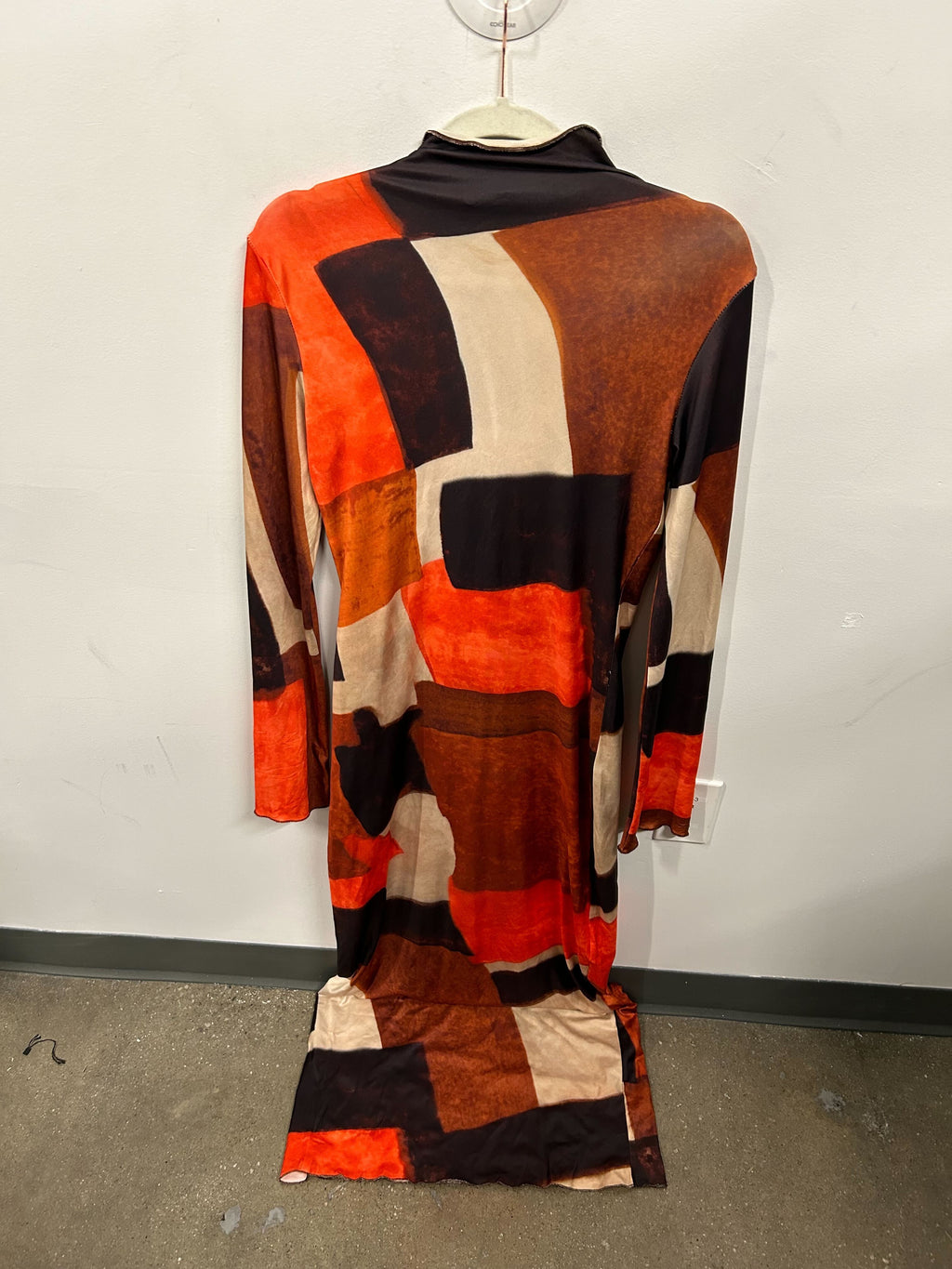 Kutula Geo-Print Mock Neck Gown-1