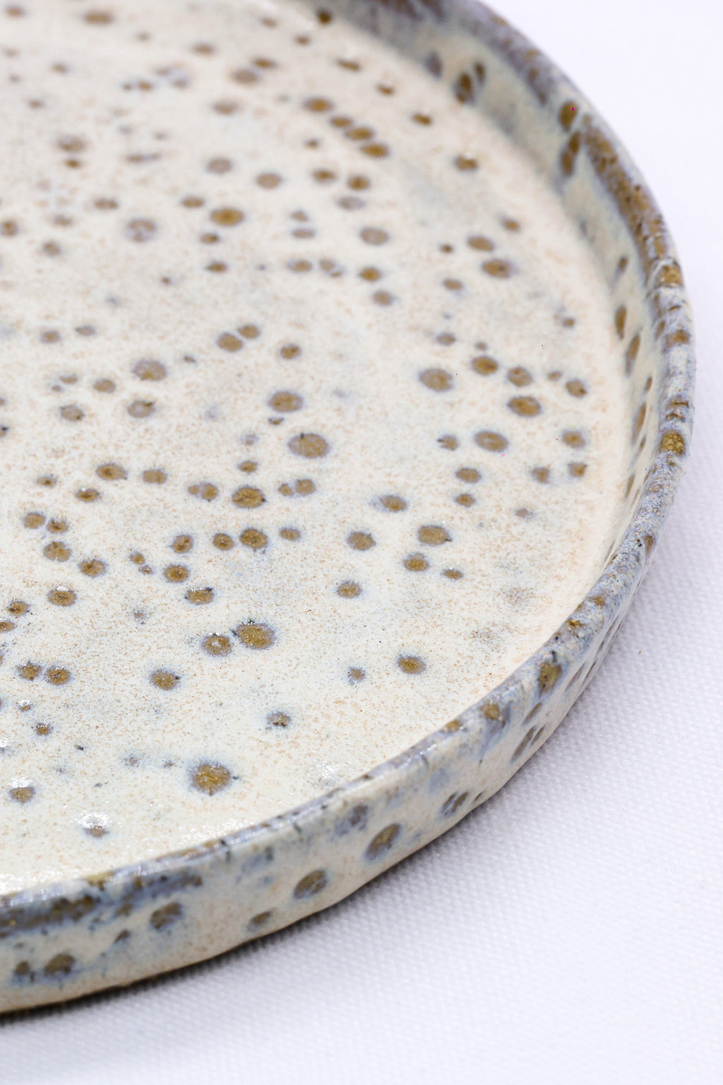 23 cm Saltfoam Stoneware Handmade Ceramic Dinner Plate