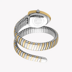 Just Cavalli Two Tone Silver & Gold Watch, Silver Dial | Jc1l249m0055