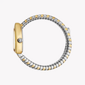 Just Cavalli Women's Two Tone Silver & Gold Watch, Silver Dial | Jc1l249m0055