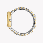 Just Cavalli Two Tone Silver & Gold Watch, Silver Dial | Jc1l249m0055