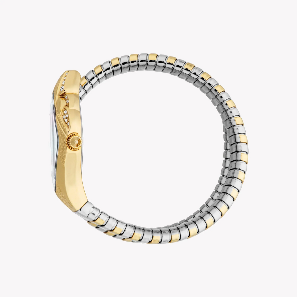 Just Cavalli Women's Two-Tone Gold Watch, Mother Of Pearls | Jc1l306m0065