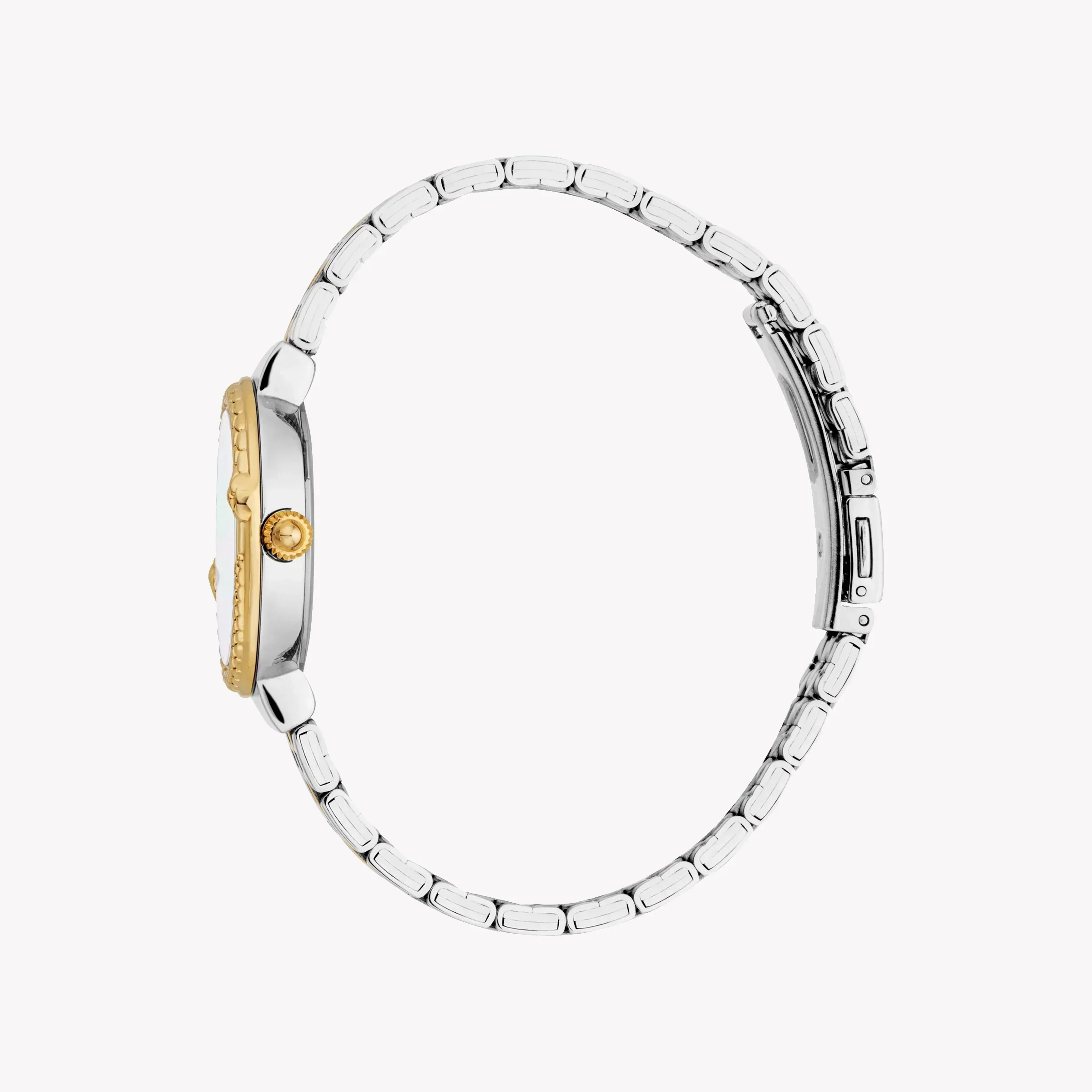 Just Cavalli Women's Two Tone Silver & Gold Watch, Mother Of Pearl Dial | Jc1l311m0055