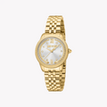 Just Cavalli Women's Gold Alloy Steel Watch, Silver Dial | Jc1l315m0055
