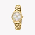 Just Cavalli Women's Gold Alloy Steel Watch, Silver Dial | Jc1l315m0055