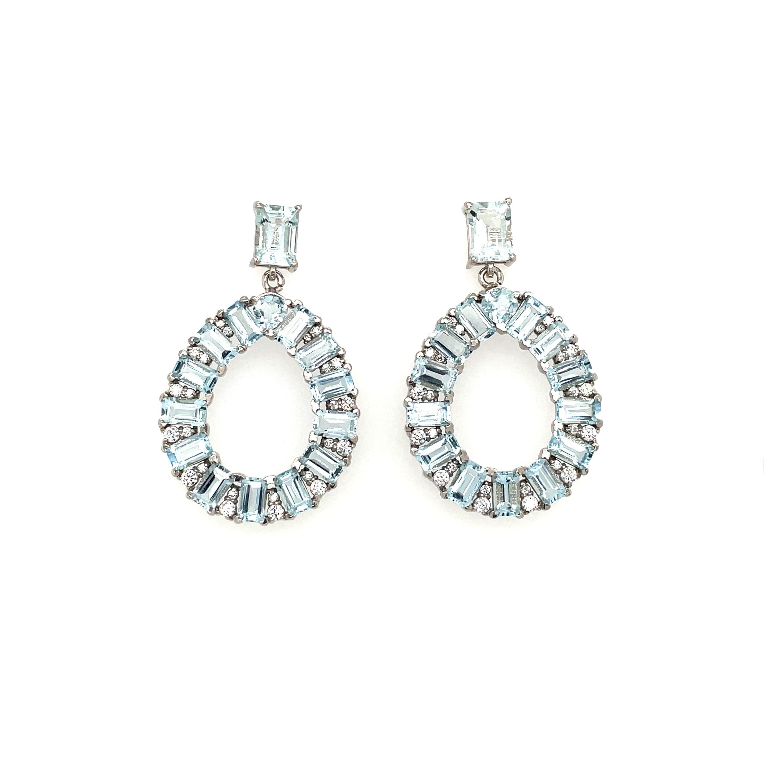 Multi Tourmaline Earring in .925 Sterling Silver - KST 53614