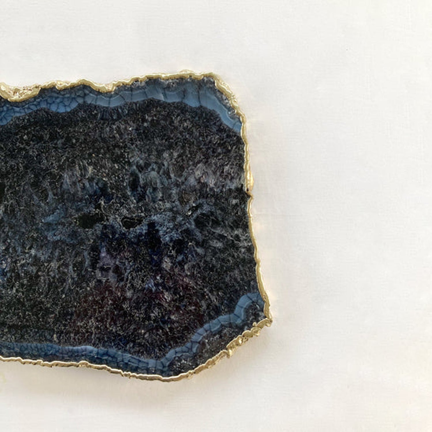 Large Black and Blue Agate Cheese Platter/Tray/Personalised Momentos/Sign Boards