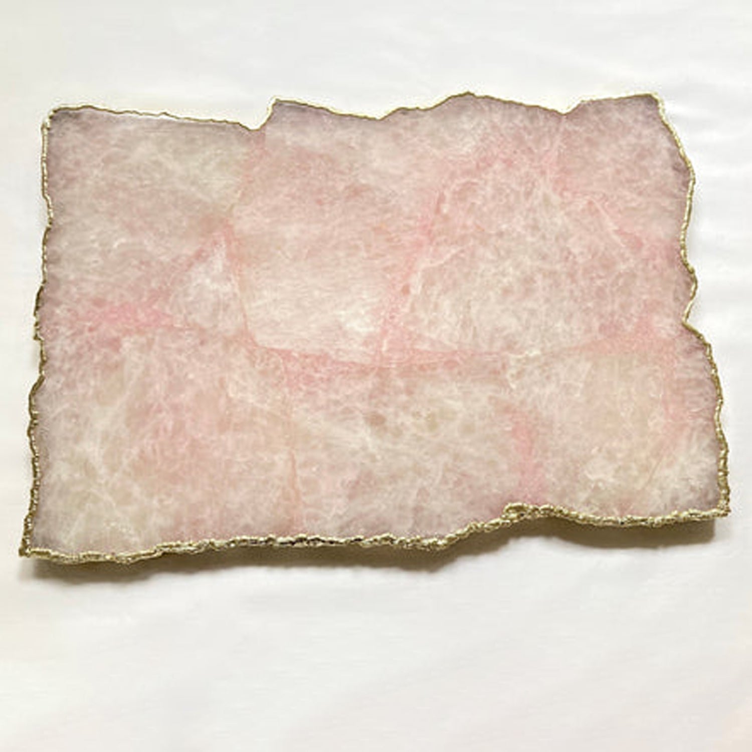 Large Rose Quartz Agate Cheese Platter/Tray/Personalised Momentos/Sign Boards 10"x15"