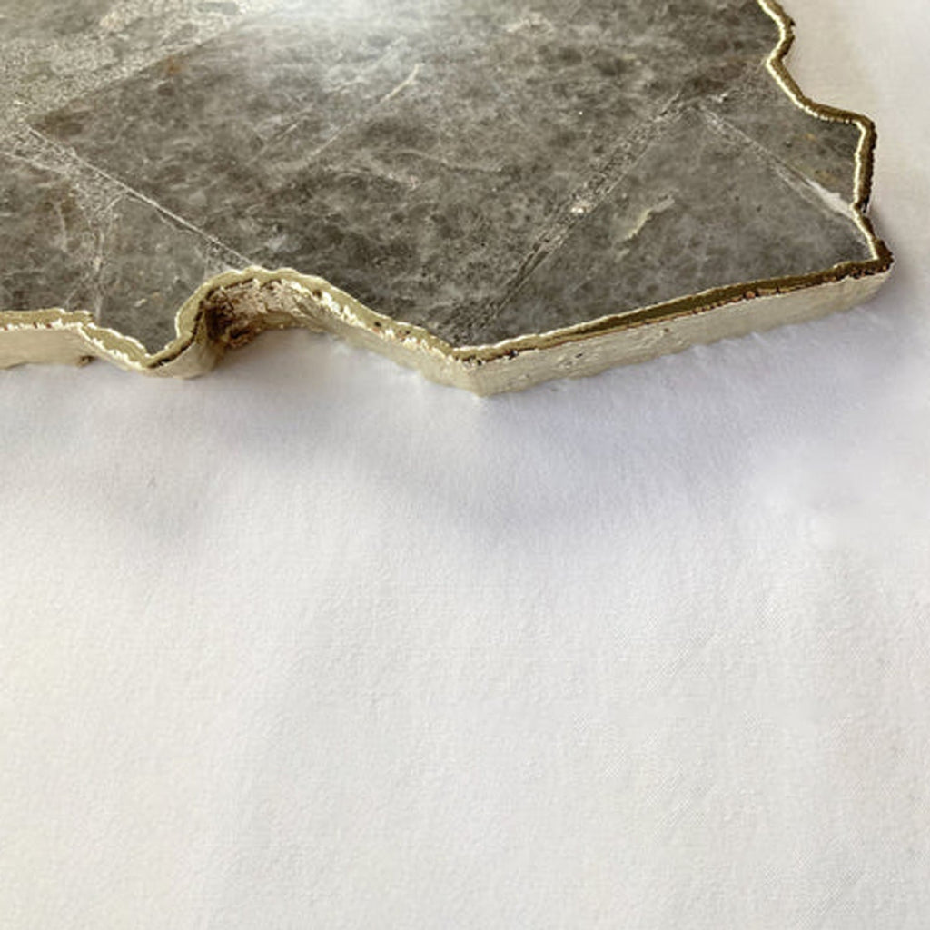 Large Smoky Grey Agate Cheese Platter/Tray/Personalised Momentos/Sign Boards 10"x15"