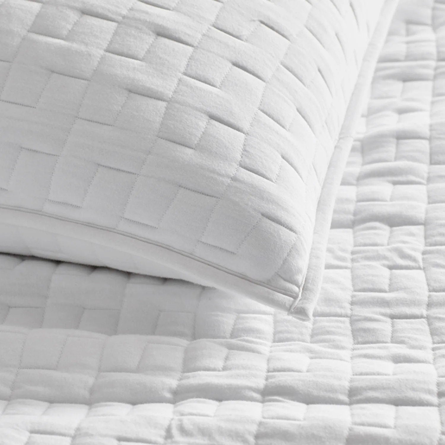 Diamond stitch - Pure Cotton Sateen Quilt Sets