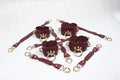 Wrist Cuffs- Adjustable Wrist  Ankle Restraints for BDSM Play