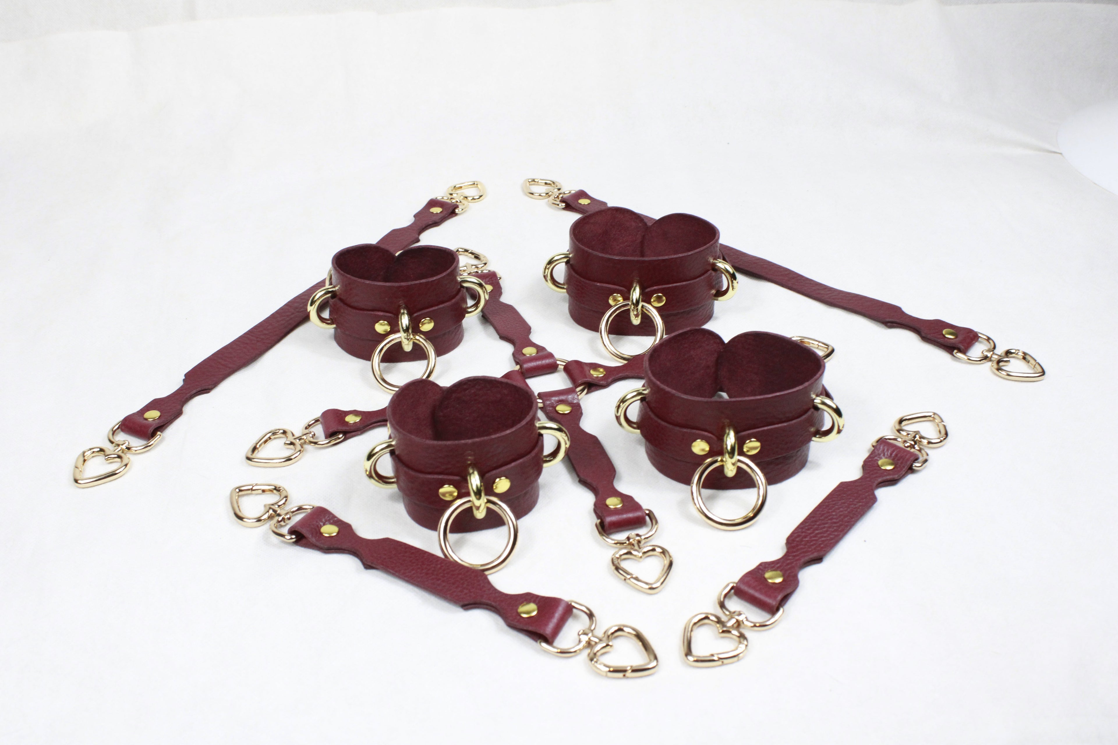 Wrist Cuffs- Adjustable Wrist  Ankle Restraints for BDSM Play