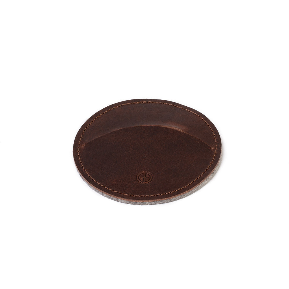 Leather Cord Organizer compatible with MagSafe Charger - The Moon