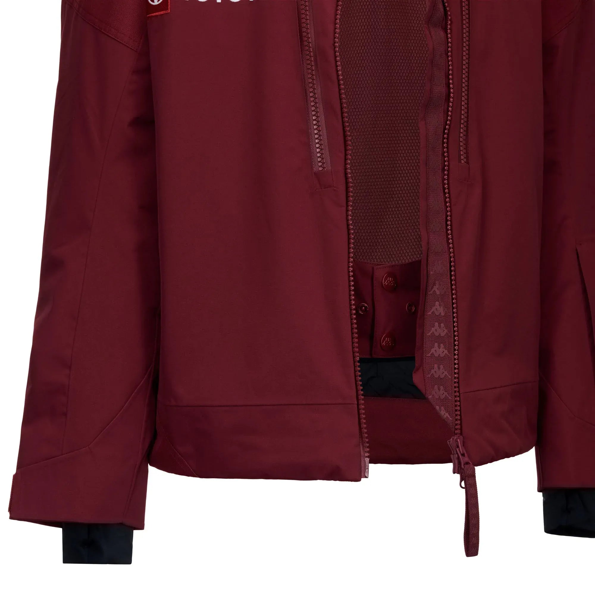 US Ski Team waterproof padded jacket Winter Olympics 2026 dark red - Kappa
