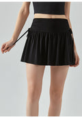Drawstring Tennis Skirt