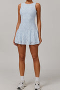 Lace Mesh Panel Breathable Dress