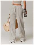 High-Waist Relaxed Straight Leg Joggers