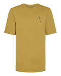 Olives Embroidered Organic Cotton T-Shirt Green