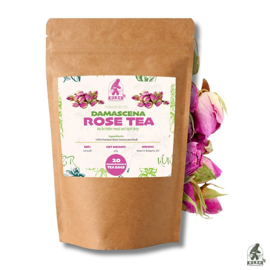 Rose Petal Tea Bagged Rosa Damascena Infusion 30g