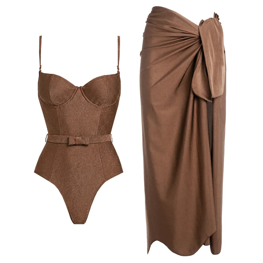 Worthy Bandeau Bodycon Swimsuit