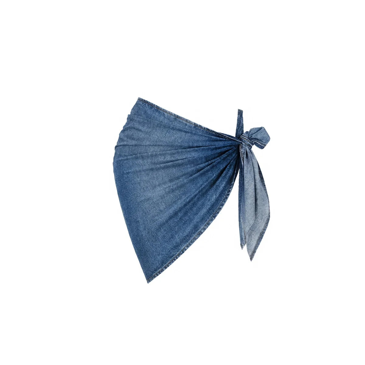 Daring Denim Bandeau Bikini Set-7