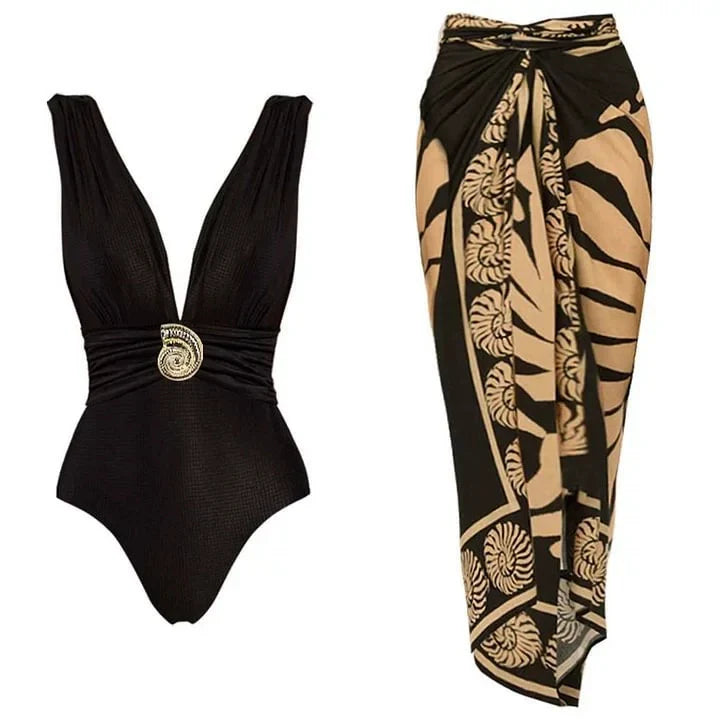 Wanderlust Shell Print Bikini Set