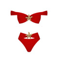 Radiant Gold Starfish Bikini Set-5