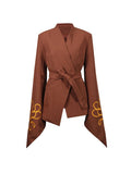 Audacious Embroidered Oversized Blazer-3