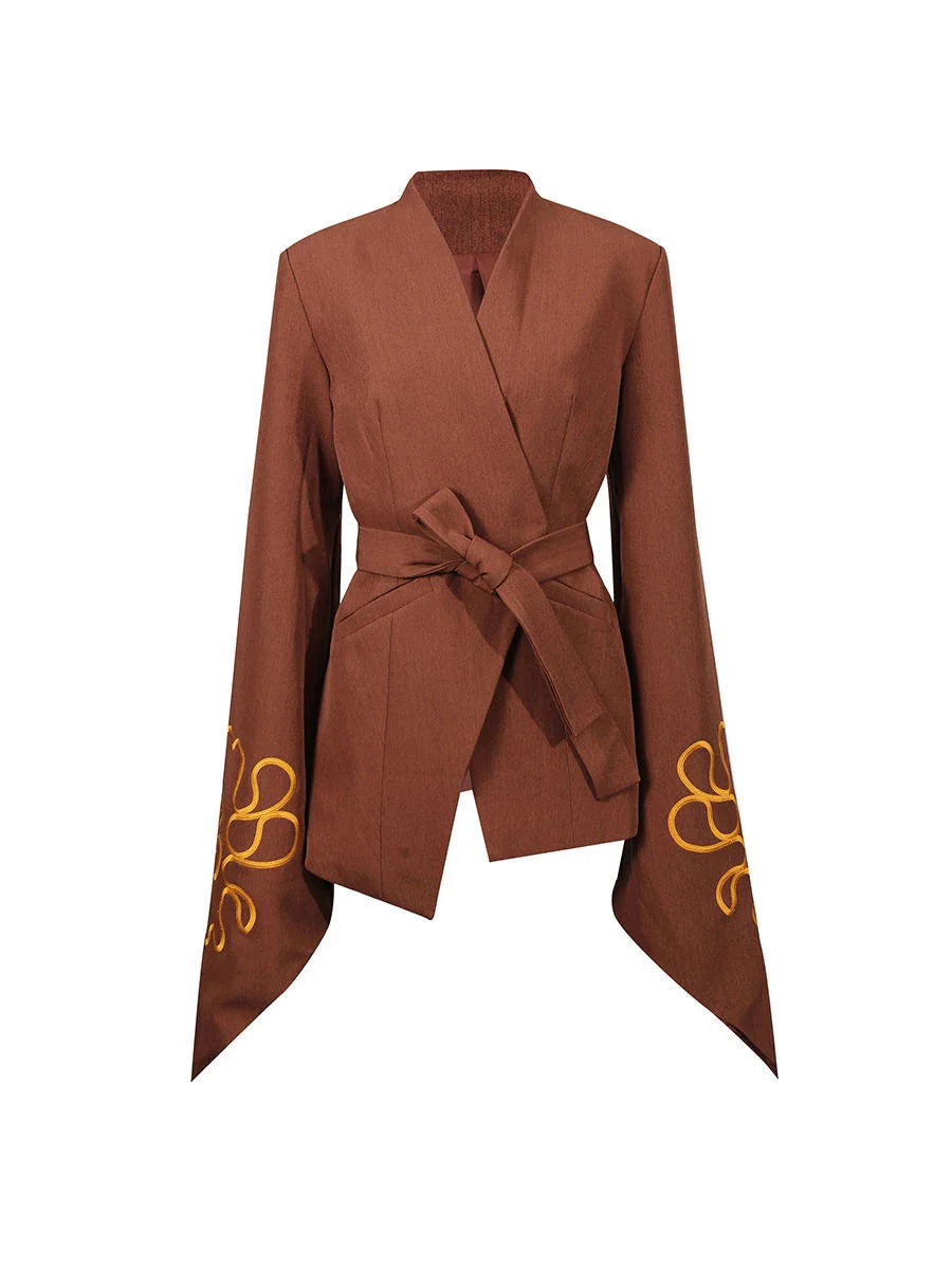 Audacious Embroidered Oversized Blazer-3