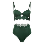 Confident Laser Cut Bikini Set-8