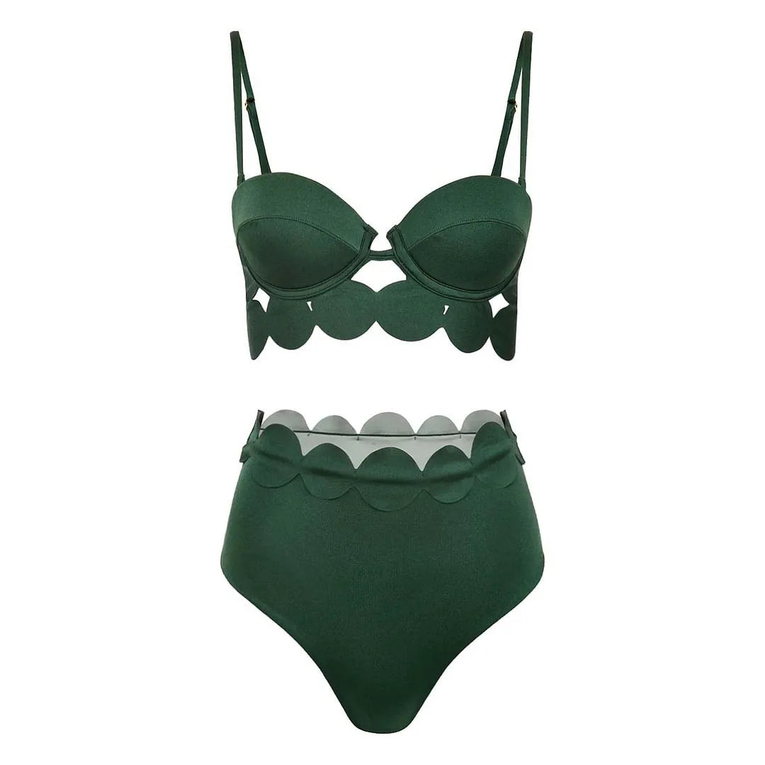 Confident Laser Cut Bikini Set
