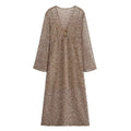 Radiant Sequined V-Neck Maxi Dress-4