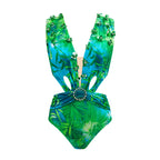 Adventurous Floral Printed Bikini Set-7