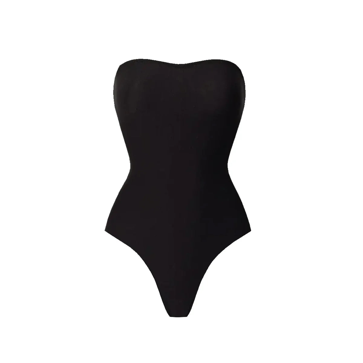 Radiant Strapless Solid Swimsuit Set-7