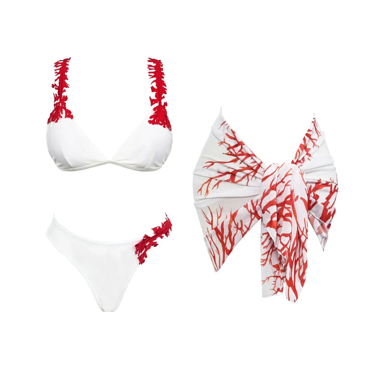 Confident Laser Cut Bikini Set