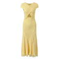 Radiant Knit Lace Midi Dress-5