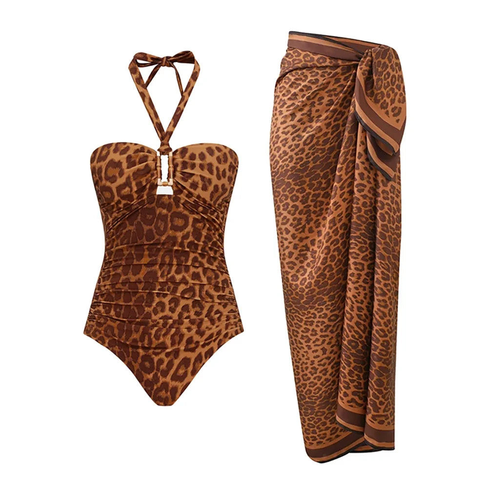 Fierce Leopard Retro One-Piece-4