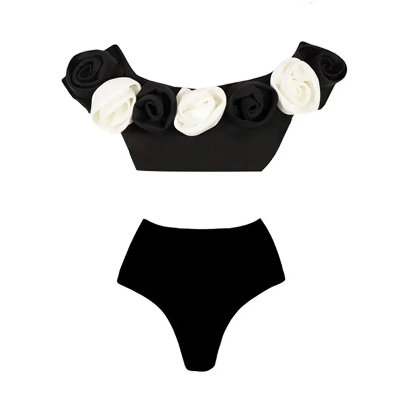 Radiant Ruffle Floral One-Piece Swimsuit