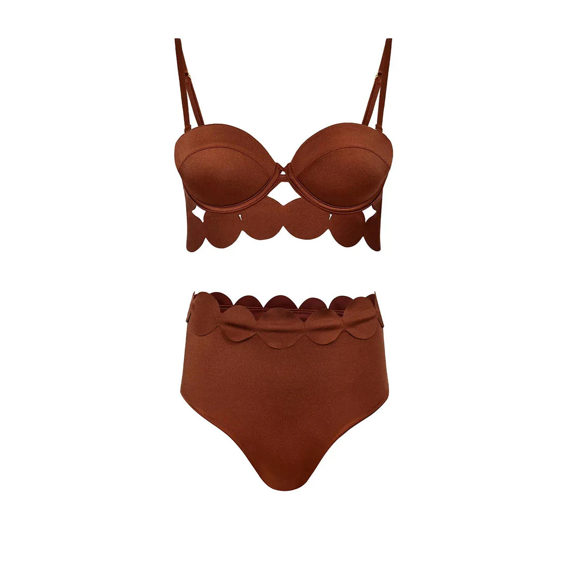 Confident Laser Cut Bikini Set