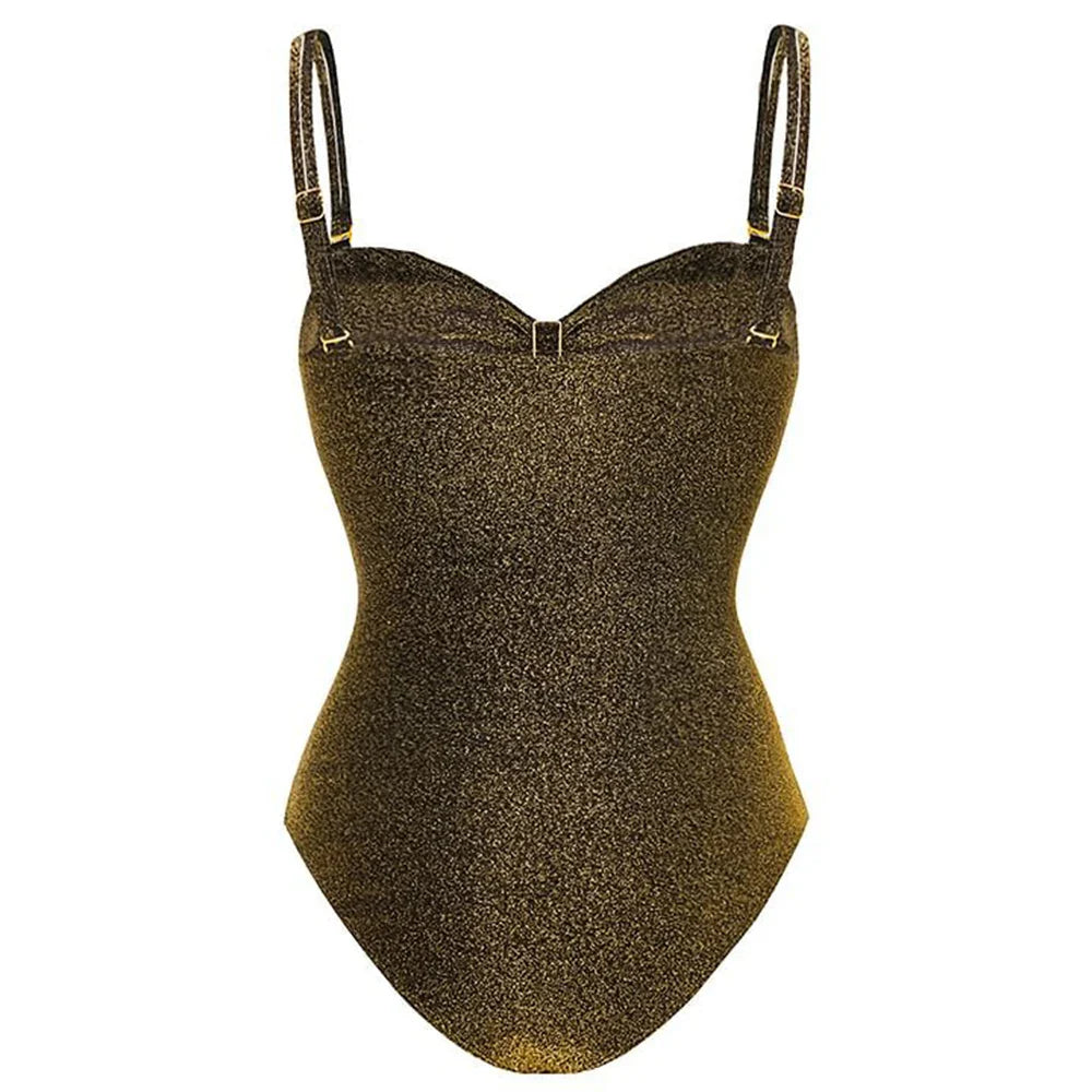 Radiant Metallic One-Piece Swimsuit-3