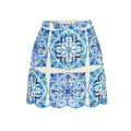 Divine Blue Tile Print Swimsuit-7