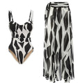 Fierce Abstract Printed Bikini Set-5