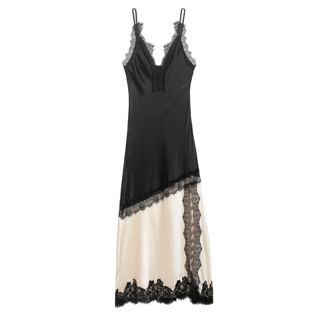 Worthy Lace Slip Maxi Dress