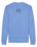 Sardines Organic Cotton Embroidered Sweatshirt Blue