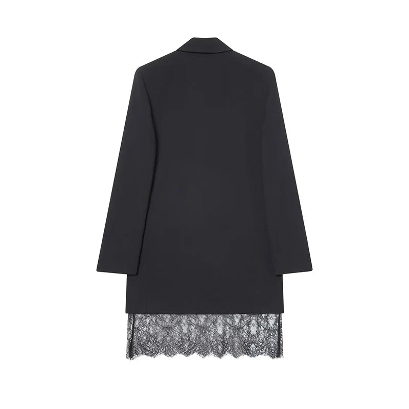 Confident Lace Blazer Mini Dress-4