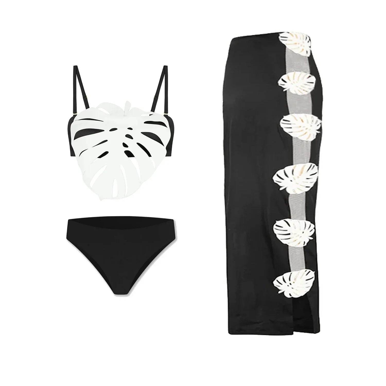 Confident Laser Cut Bikini Set