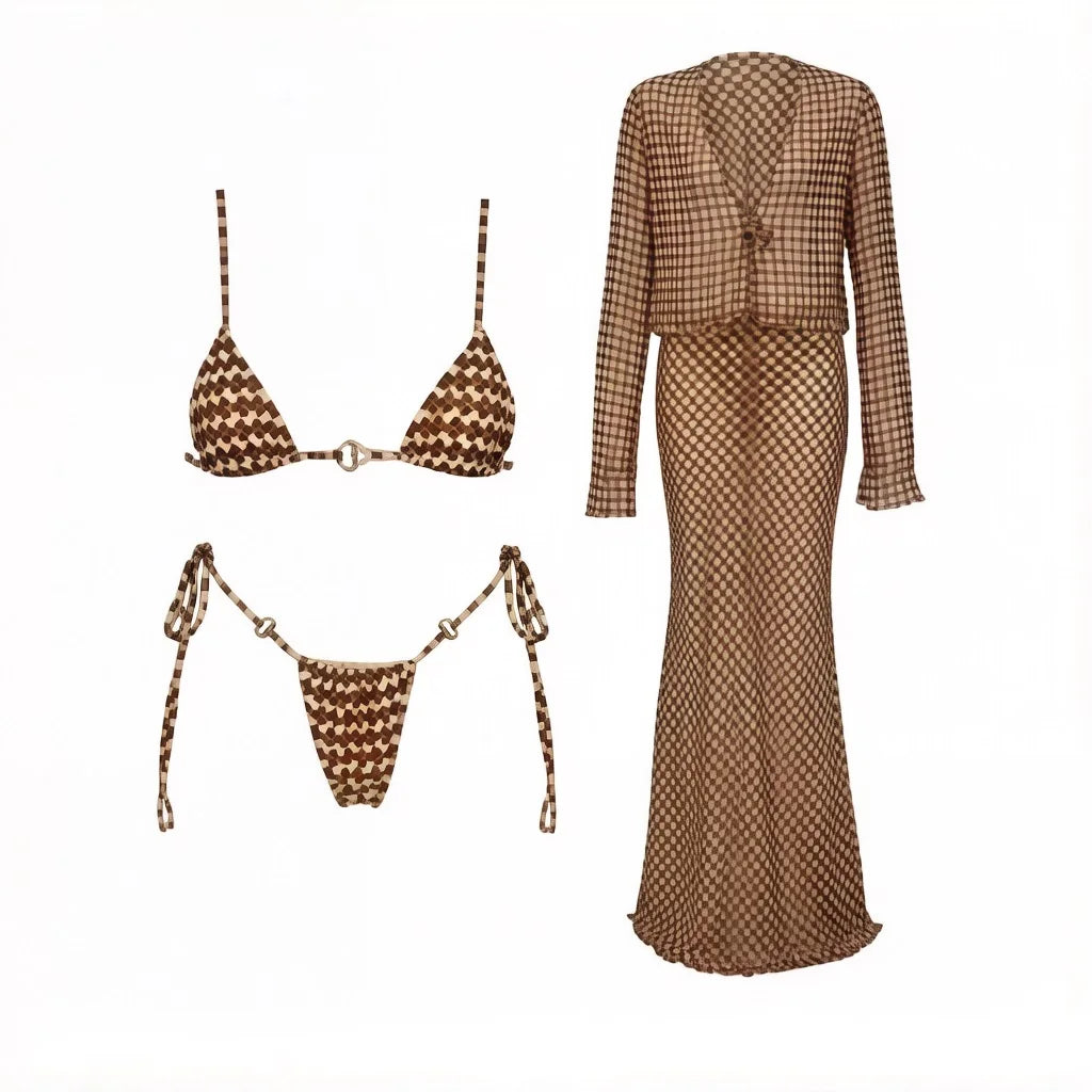 Fearless Cutout Printed Swimsuit-7