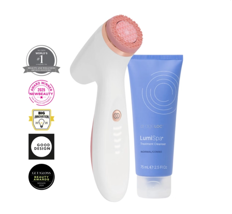 ageLOC Rose Gold LumiSpa® iO with Free Cleanser
