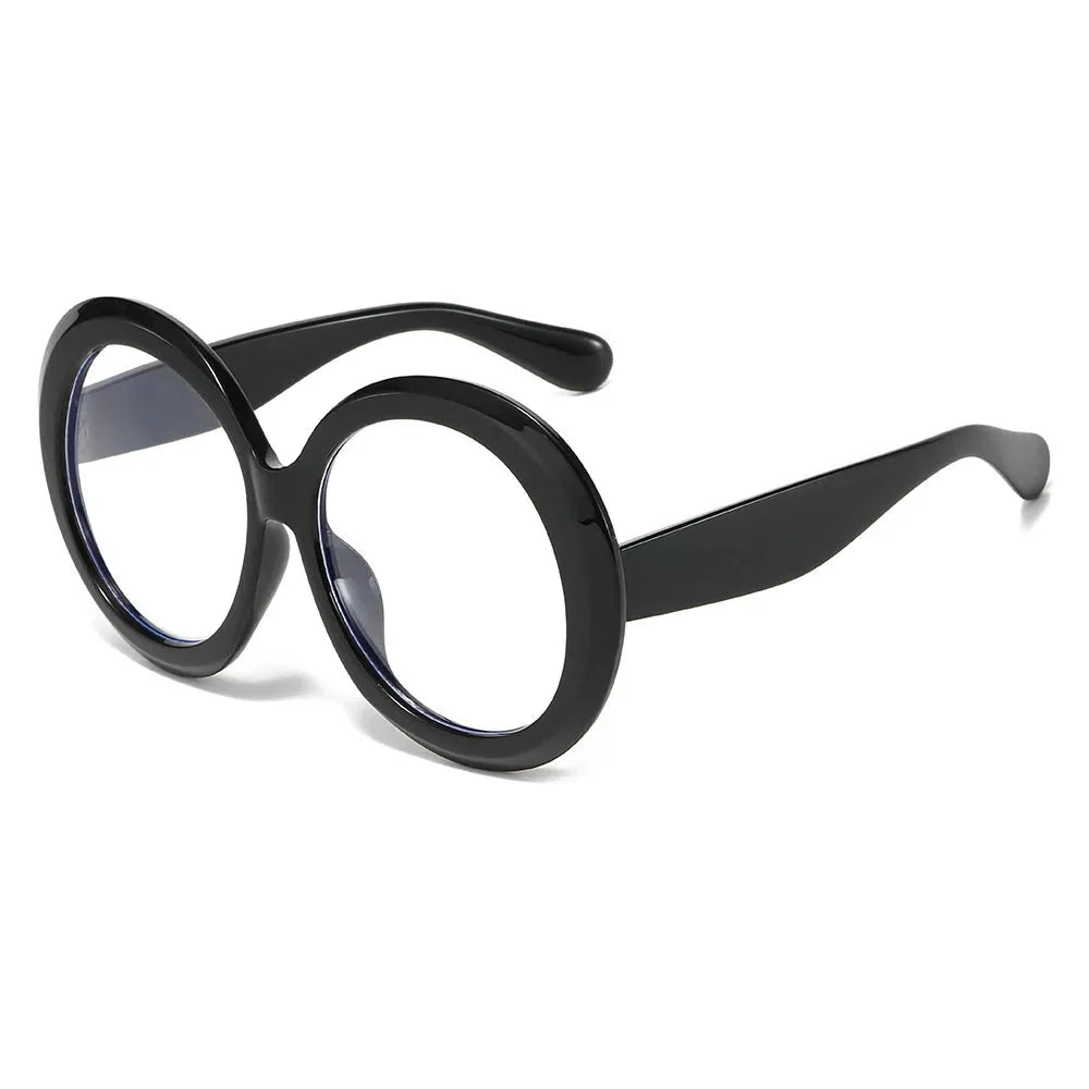 Fearless Oversized Resin Round Sunglasses