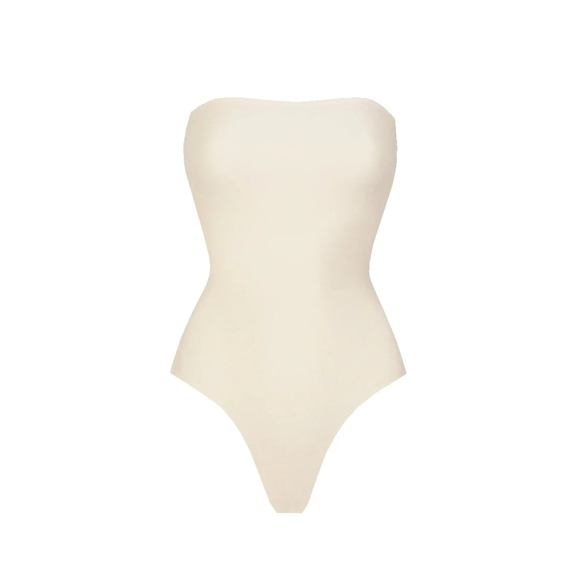Radiant Strapless Solid Swimsuit Set-4